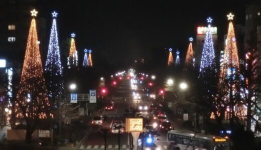 国立市の大学通りクリスマス・イルミネーション